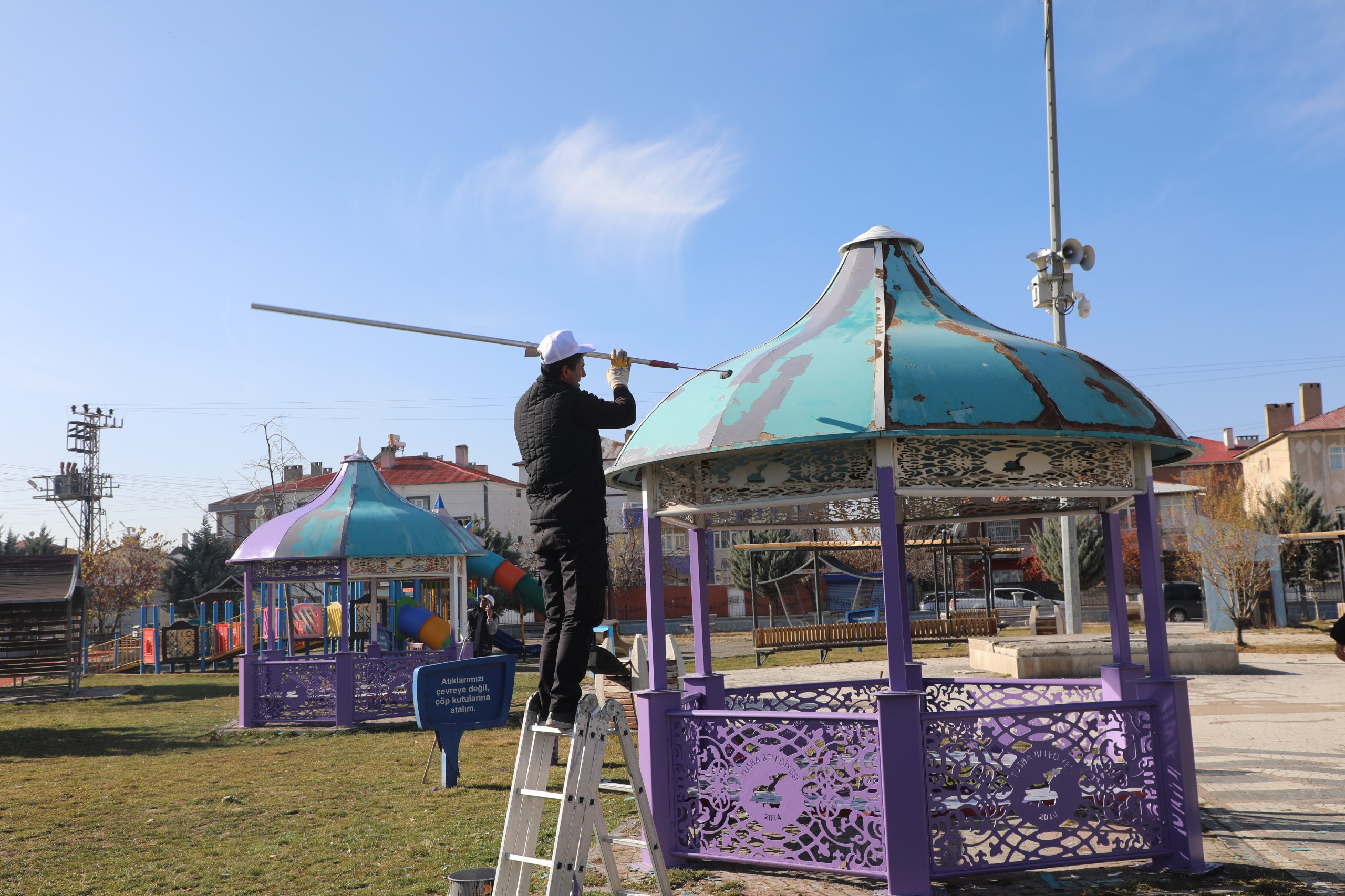 Selahattin Eyyubi Parkı’nda Kapsamlı Bakım ve Onarım Çalışması